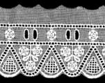 embroidered edge with beading